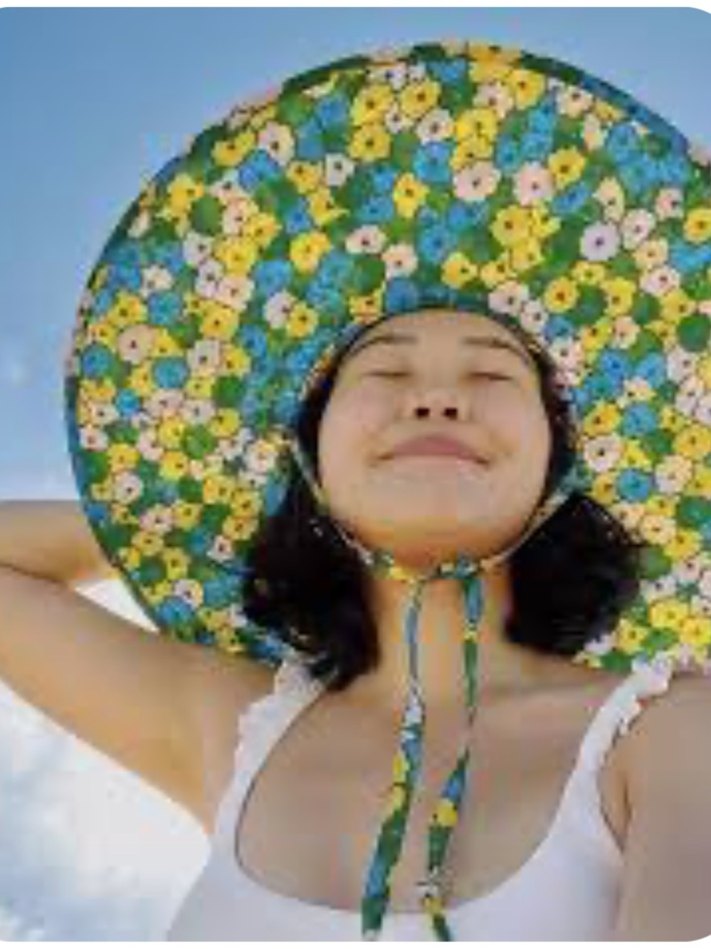 Baggu Packable Sunhat FlowerBed - Picture 2 of 5